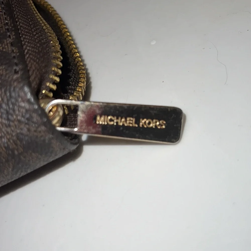 Michael Kors Jet Set Brown Wristlet Wallet - Picture 6 of 7